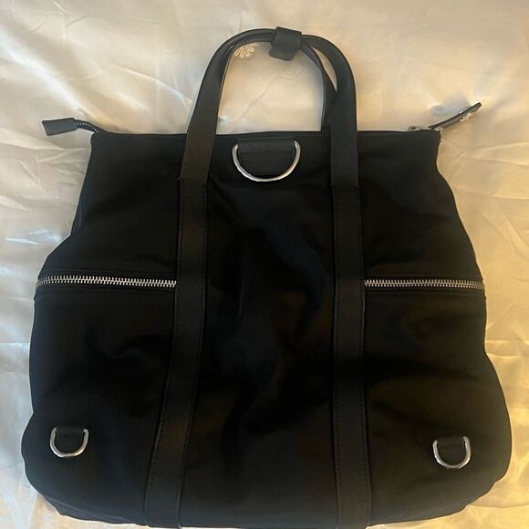 Henri Bendel Jetsetter Backpack - Black and Silver - Small main image 14
